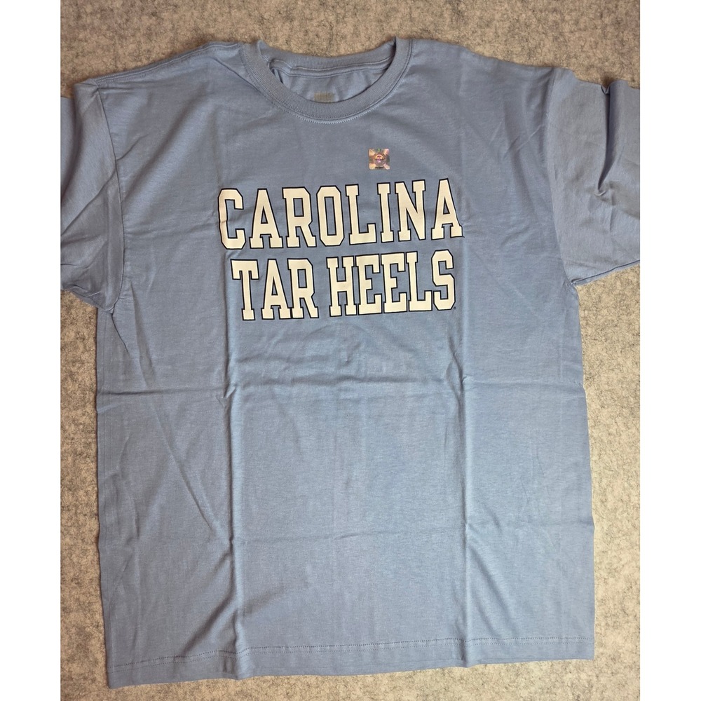Red Oak UNC Carolina Tar Heels T-Shirt Mens XL Light Blue Graphic Cotton Tee